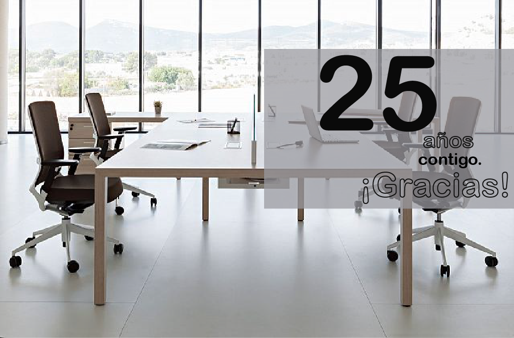 Oftega cumple 25 años como empresa dedicada al mobilliario de oficina